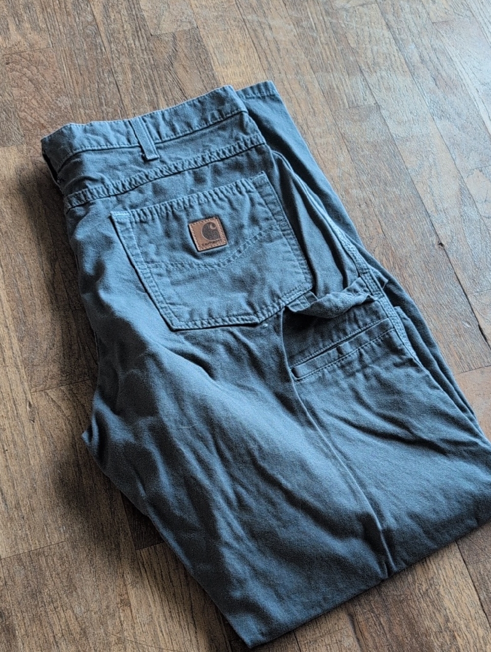 Carhartt Men's Slate Blue Cargo Work Pants